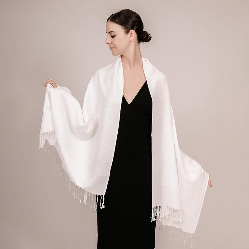 Luxury Brand Light Luxury Shawl Women'S Wrap Scarf Design Jacquard High-End Imitation Cashmere