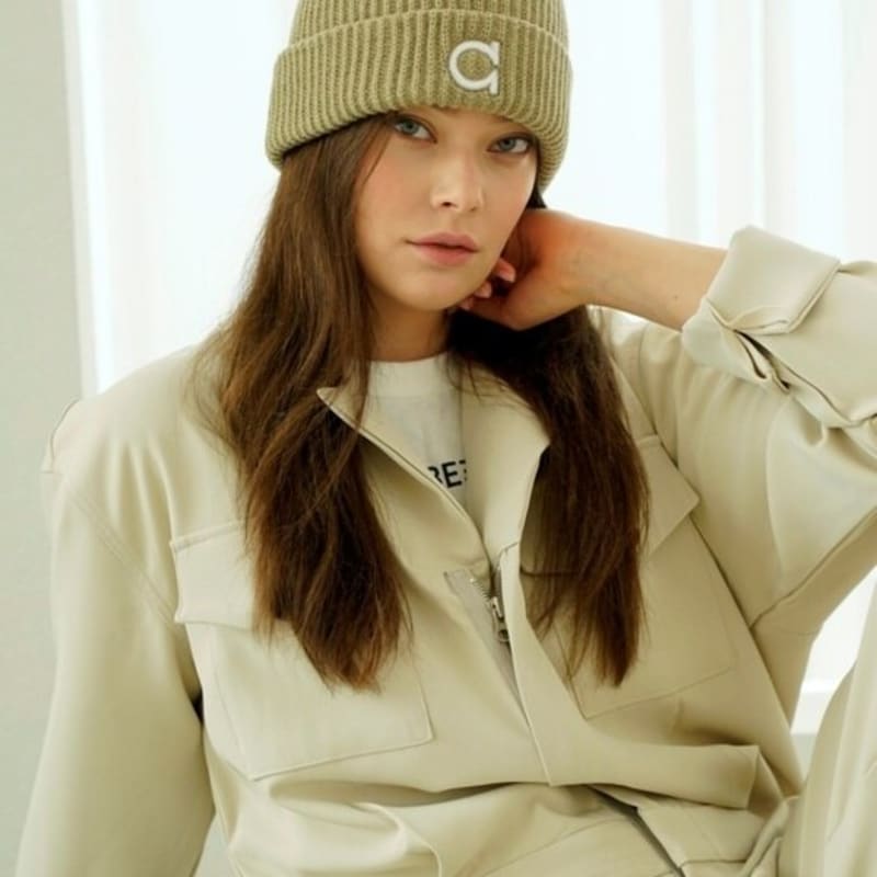 

ШАПКА Signature Beanie_Бежевый Beige_Free