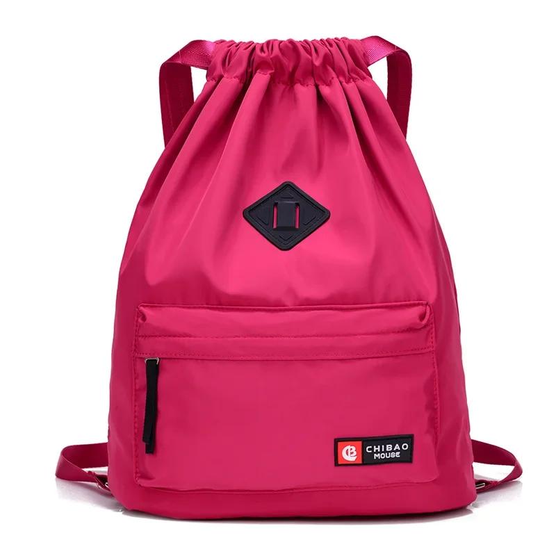 Bag Summer Waterproof Gym Bag Sports Bag Travel Drawstring Bag Outdoor Bag Backpack for Training Swimming Fitness Bags Softback