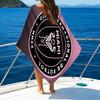 Inter FC Wappen Bedrucktes Strandtuch, Super Weiche Mikrofaser, Perfektes Geschenk Geburtstag, für Pool, Strand, Reisen, für Familie und Freunde
