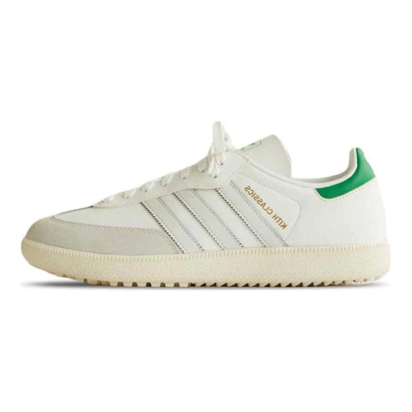Adidas Kith X Adidas Samba Spikeless Golf 'White Green' Sneakers IG5711