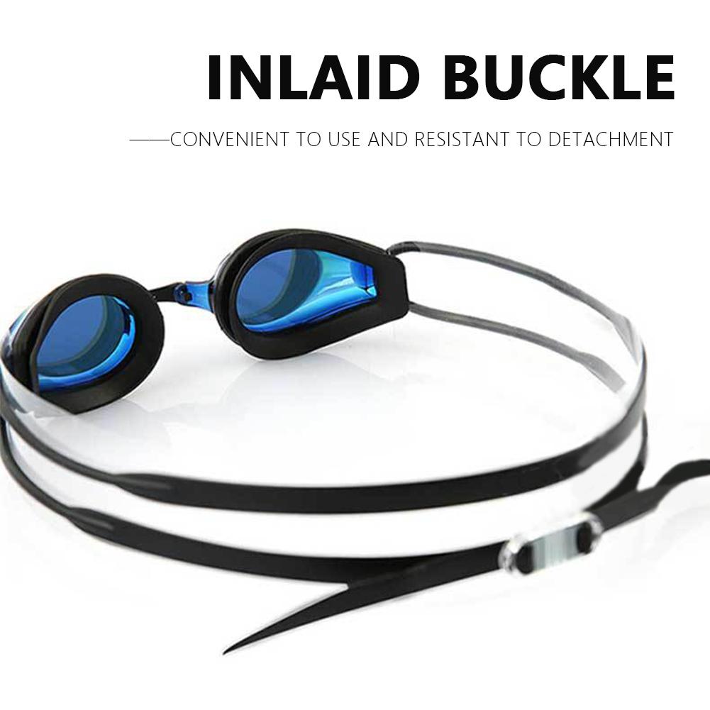 Unisex Sealed Swim Glasses Waterproof Snorkeling Diving Goggles Adjustable Buckle Safe Soft Elastic Antifogging for Water Sports