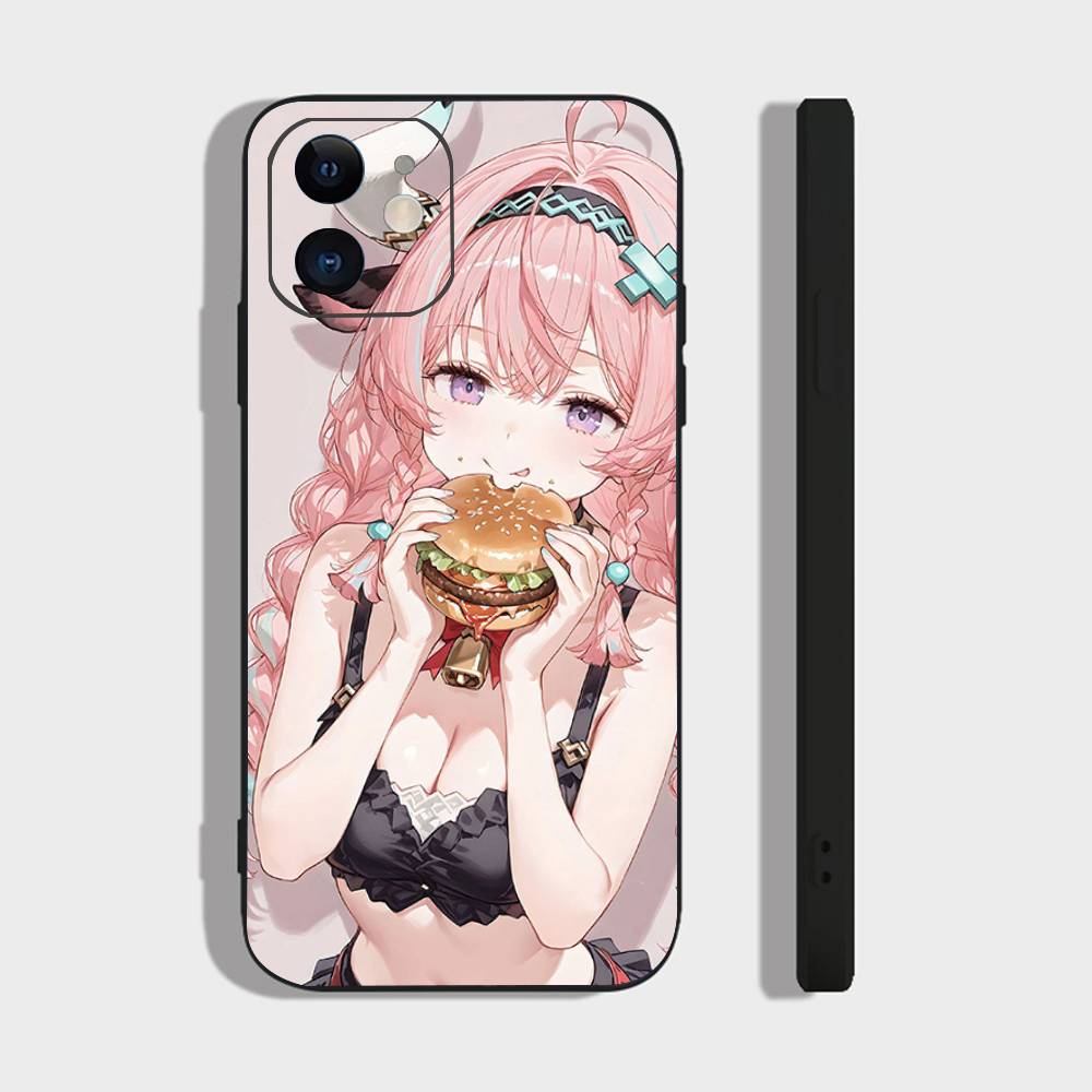 Varesa Anime Game Genshin Impact Phone Case For IPhone 17 Air 16 15 14 13 Pro Max 11 12 Black Silicone Cover