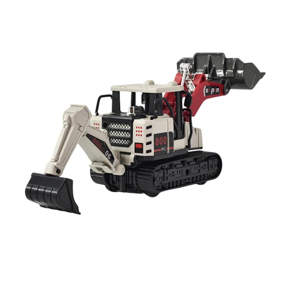 Simulation Alloy Excavator Children's Excavator Engineering Vehicle Toy Boy Baby Bulldozer Toy Car
