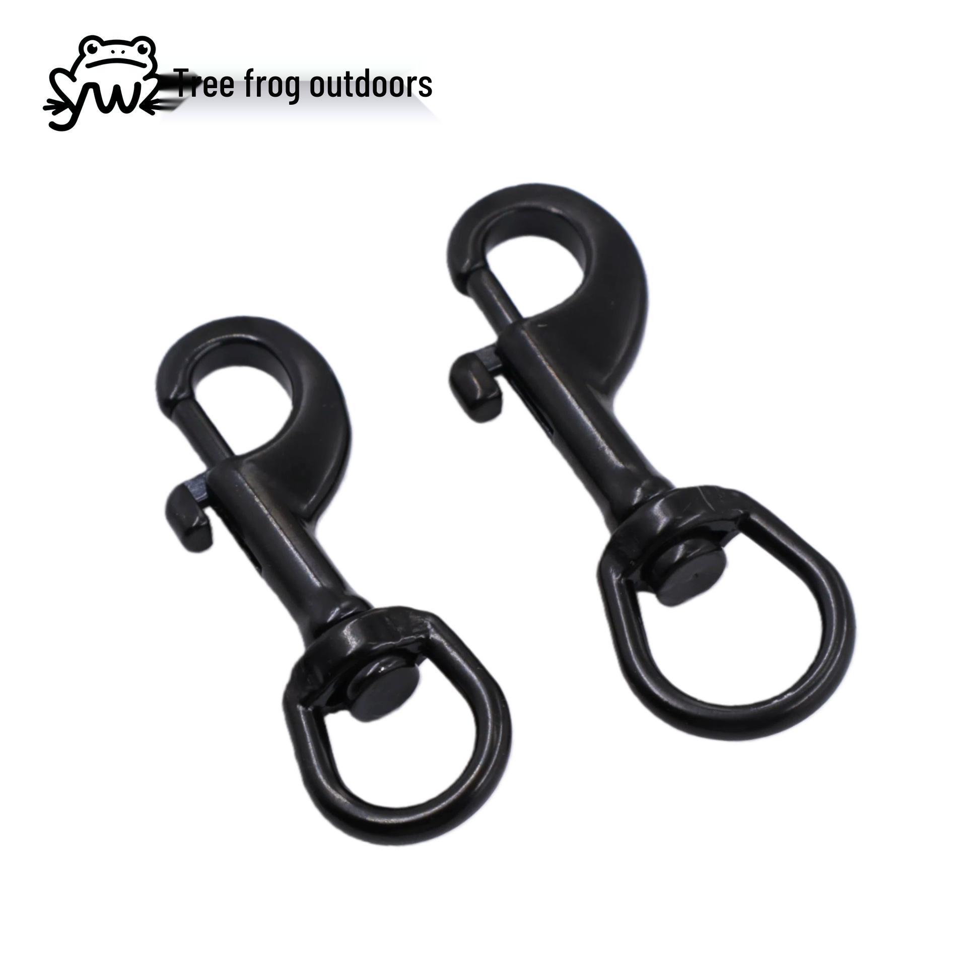 

316 Stainless Steel Black Diving Quick Release Rotating Spring Snap Hook 65# (Natural Color)