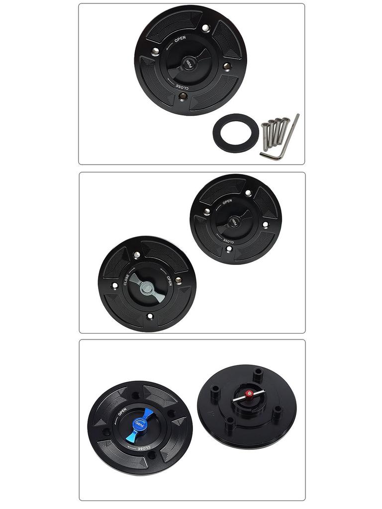 The SH-L6007 is a high-quality, durable aluminum alloy fuel tank cap designed for motorcycle modifications.