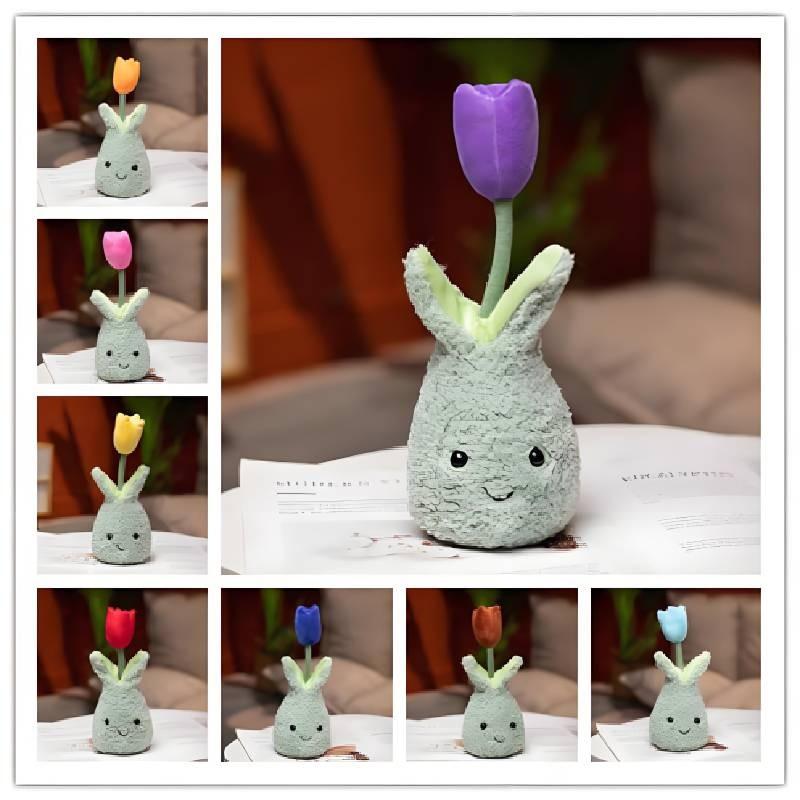 Tulip Adorable Succulent Plushie Toy Cute Cartoon Plant Kids Present Birthday