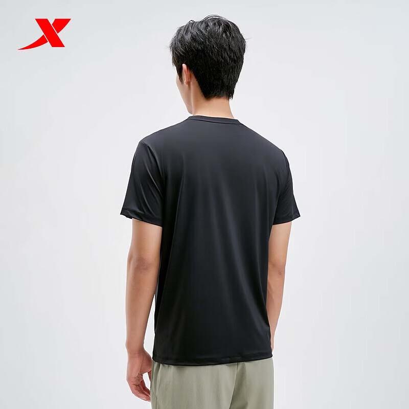 Xtep Men's Versatile Sport Short Sleeve Knit T-Shirt
