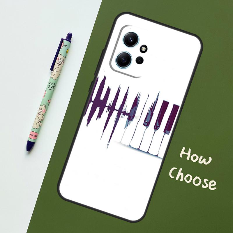 Minimalist Music Lover Case For Xiaomi Redmi Note 14 Pro 13 9 10 11 12 12S Cover For Redmi 15C 15 13C 12C 14C 10C