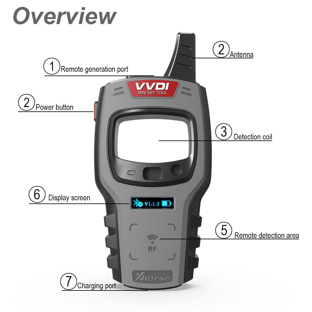 Global Version Xhorse VVDI Mini Key Tool Remote Key Programmer