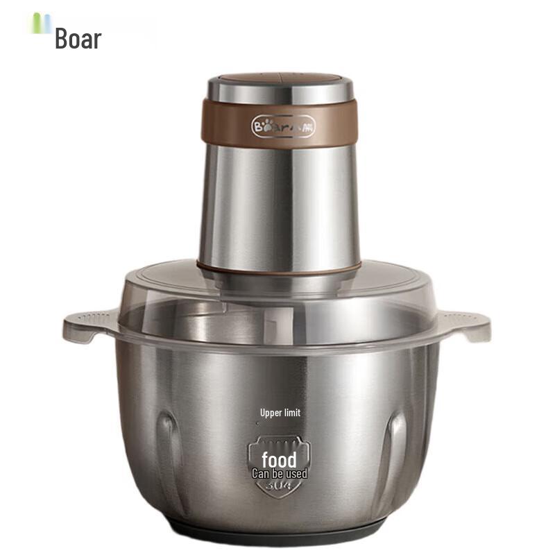 Bear Electric Meat Grinder 2.6L Stainless Steel CN plug (adapter included)