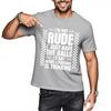 Streetwear Sommer Für Sie T-Shirt Ich bin nicht unhöflich, ich habe nur den Mut, das zu sagen, was jeder denkt Kurzarm Atmungsaktiv