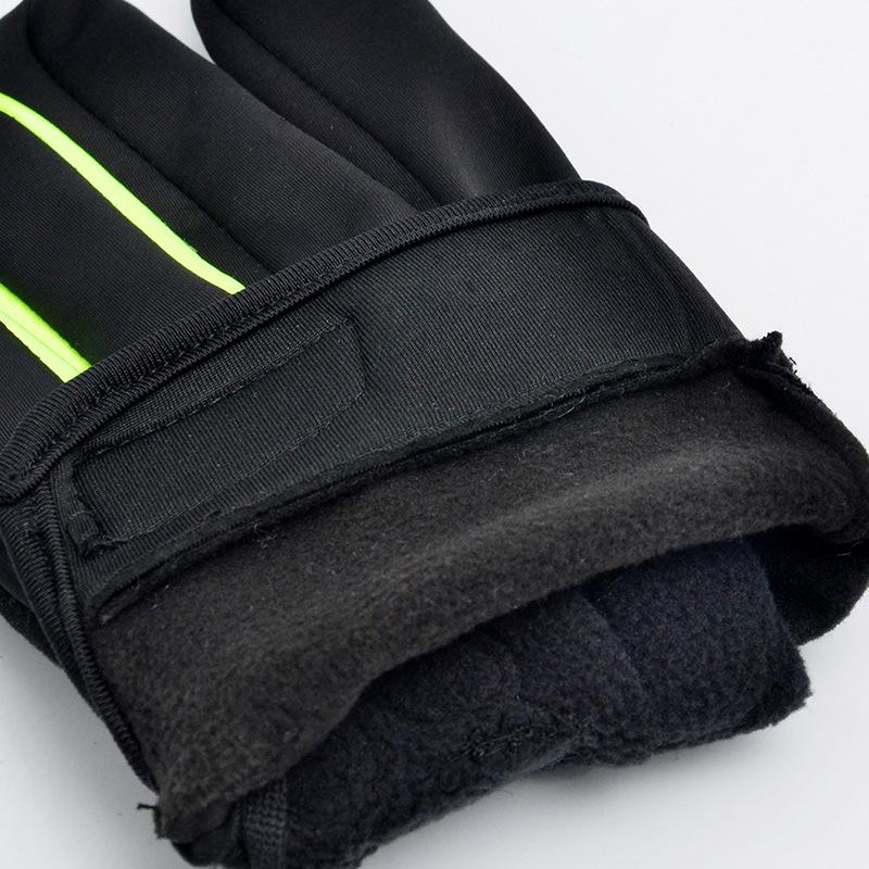 Riding Warm Gloves for Men and Women Fashion Plus Velvet Sports Outdoor Autumn and Winter Cold Proof Touch Screen Riding Anti Slip Gloves