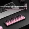 61-Key Backlit Bluetooth Wireless Mechanical Keyboard with Blue/Red Switches