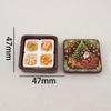Cute Christmas Gingerbread Biscuit Gift Box Series 3D Resin Cabochon Diy For Keychain Earrings Dollhouse Accessories