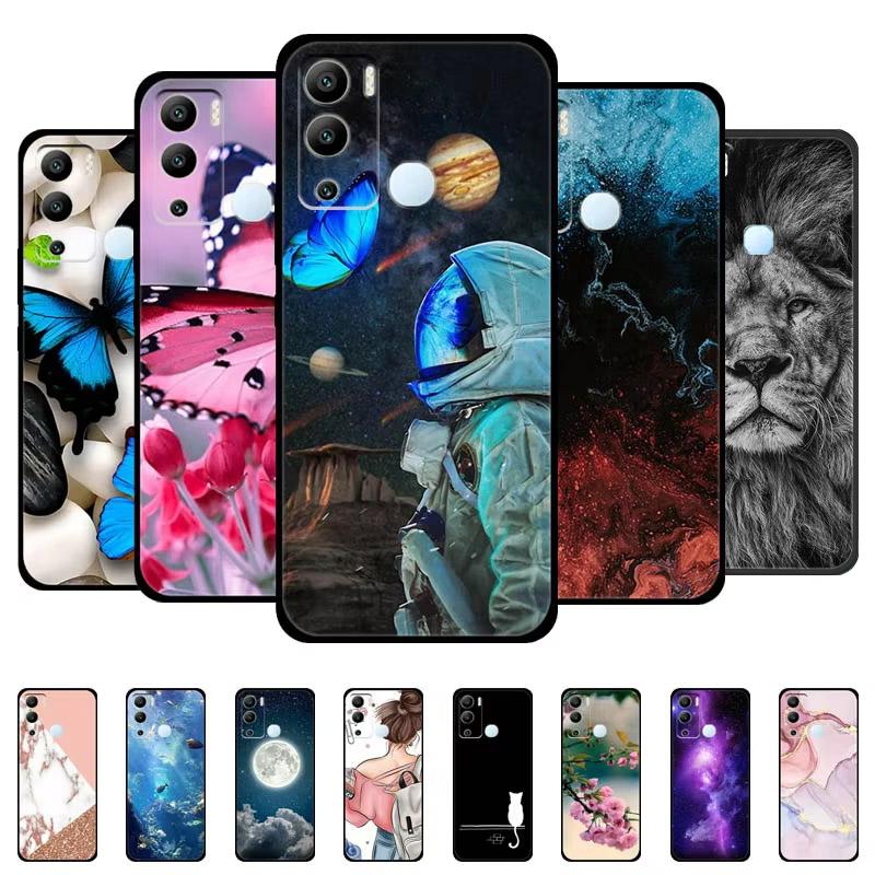 For Infinix Hot 12i Case 12 i X665B Silicone Soft TPU Phone Cover For Infinix Hot 12 Pro X668C Cases Hot12 X6817 Bumper Fundas