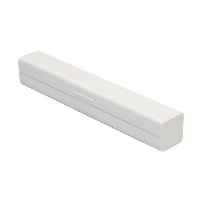Kjøleskap Plastic Wrap Cutter Rustfritt stål Blad Klingfilm Dispenser Bakepapir Oppbevaringsholder Kjøkkenverktøy