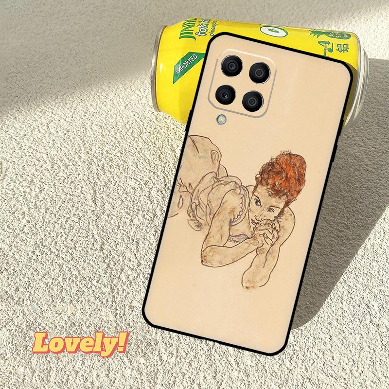 Egon Schiele Case For Samsung Galaxy M52 M36 M06 M16 M56 M33 M15 M55 M31 M13 M12 M14 M53 M32 M35 M34 M54