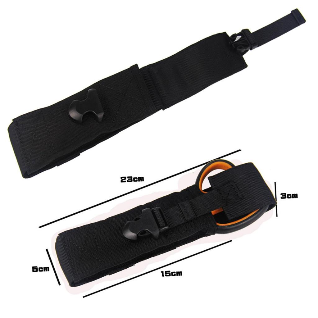 Custodia porta torcia in nylon, borsa da trasporto, supporto per torcia LED per viaggi, caccia