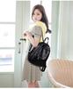 Versatile Women's PU Leather Backpack Handbag – Large Capacity, Casual Schoolbag
