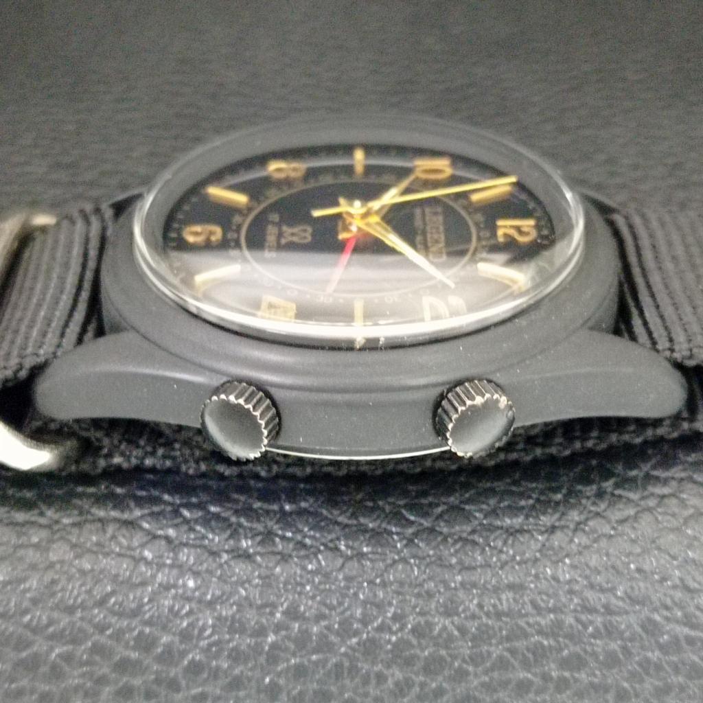 REFURBISHED VINTAGE LEGEND HAND-WINDING SWISS MENS ALARM WATCH A707519-1
