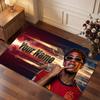 Tappeto in Velluto di Cristallo Personalizzato Lamine Yamal, Stampa Testo Nome Personalizzato, Logo Calcio Tappetino Morbido Antiscivolo Decorazione Casa Regalo