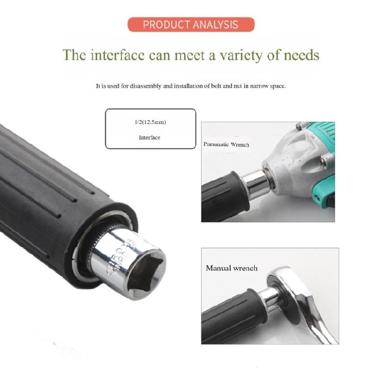 Convenient Ratchet Spanner With Reversible Levers And Extended Shafts For Hard To Reach Fasteners