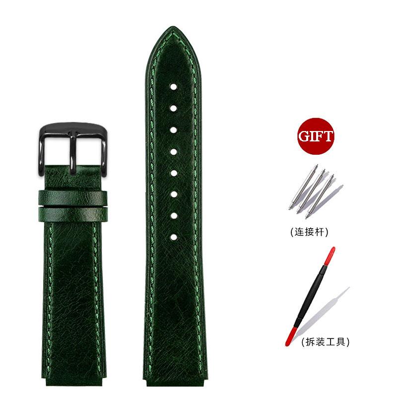 16mm Retro leather strap For G-shock Casioak GA-2100 GA-2110 GM-2100 men's Replacement vintage cowhide watch band bracelet belt