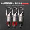 Zinc Alloy Braided Rope Keyring Key Chain Ring Car Logo Keychain For Volvo ES90 EC40 EX40 EM90 XC90 V90 V60 XC60 V40 S80 S60 S90