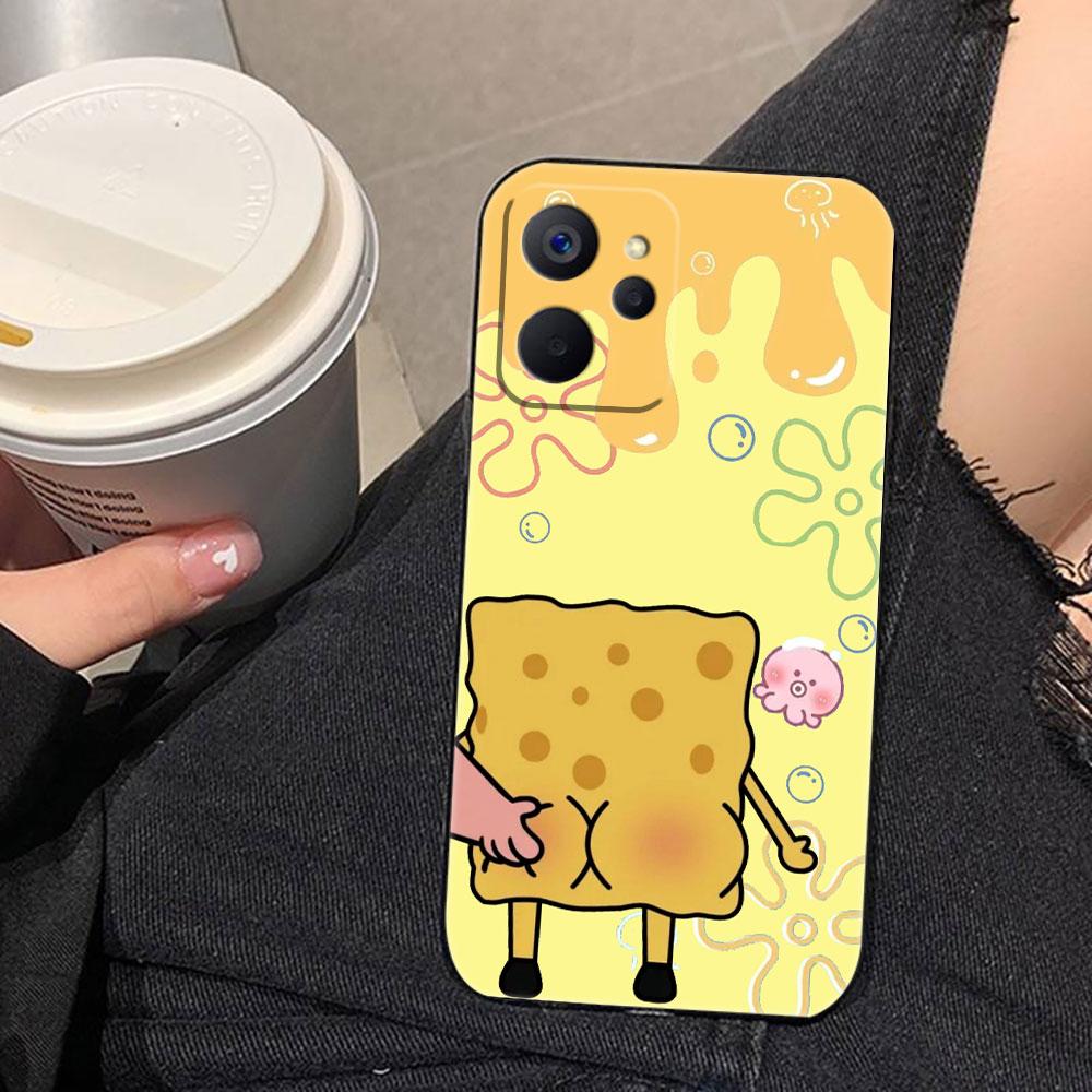 P-Patrick Star S-Spongebob Phone Case For OPPO Realme 5 15 15T 14 13 12 11 10 9 9I 8 8I 7 7I 6 Pro Plus Case Funda Shell Cover