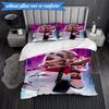 3PCS Quinn Artwork Bedding Set,Including 1pc Duvet Cover And 2pcs Pillowcases Perfect for Bedroom, Dormitory, Fan Christmas gift