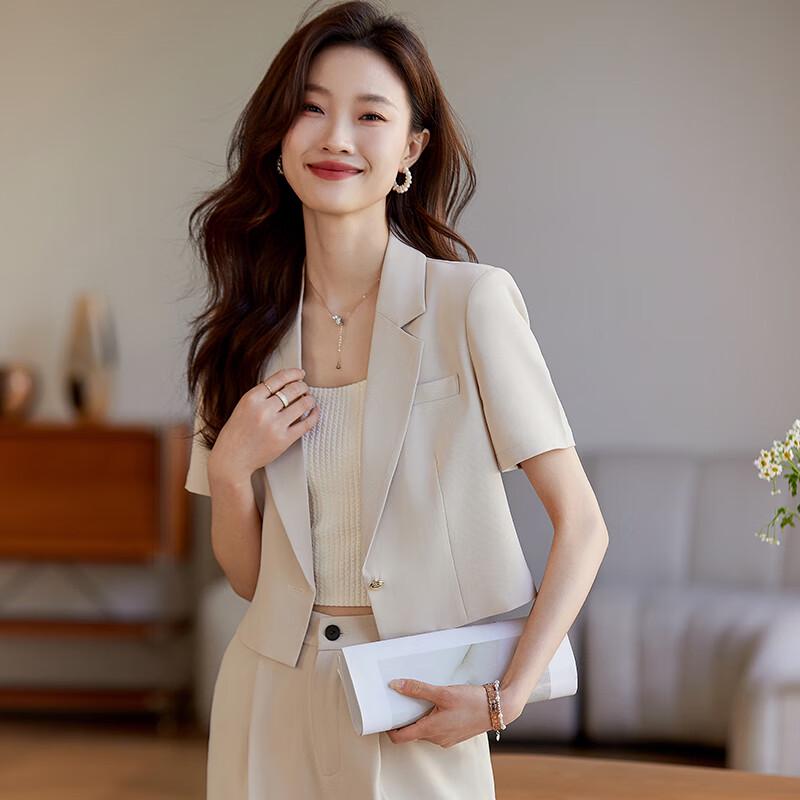 Women's Summer Short Sleeve Professional Suit Set