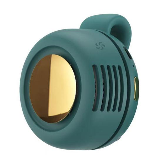 Mini Belt Fan Portable Clip-On Small Fan with 360 Degree Swivel Clip Bladeless Safety Design 3-Speed Silent USB-C Rechargeable Wearable Personal Fan
