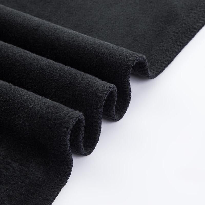 XueZhongFei Men's Fleece-Lined Business Casual Straight-Leg Pants