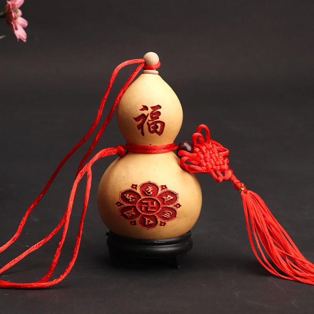 Shui with Tassel Bring Wealth and Luck Hanging Ornament Housewarming Gift Gourd Crafts Home Decor