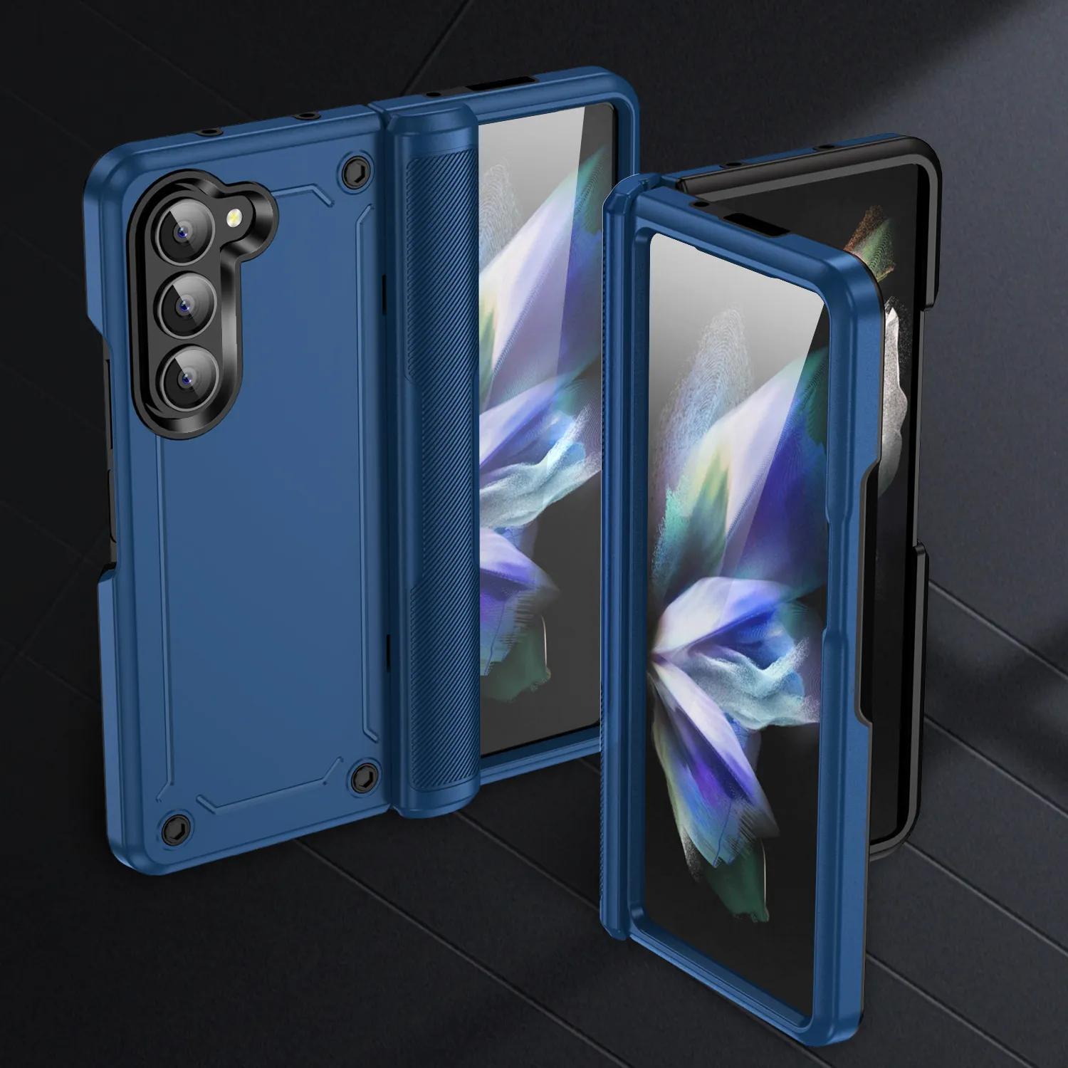 

Для Samsung Fold 5 противоударный простой матовый чехол-сумка для Samsung Galaxy Z Fold 5 Fold5 Zfold5 5G складной защитный чехол для защиты от падения Samsung z fold 5 серый