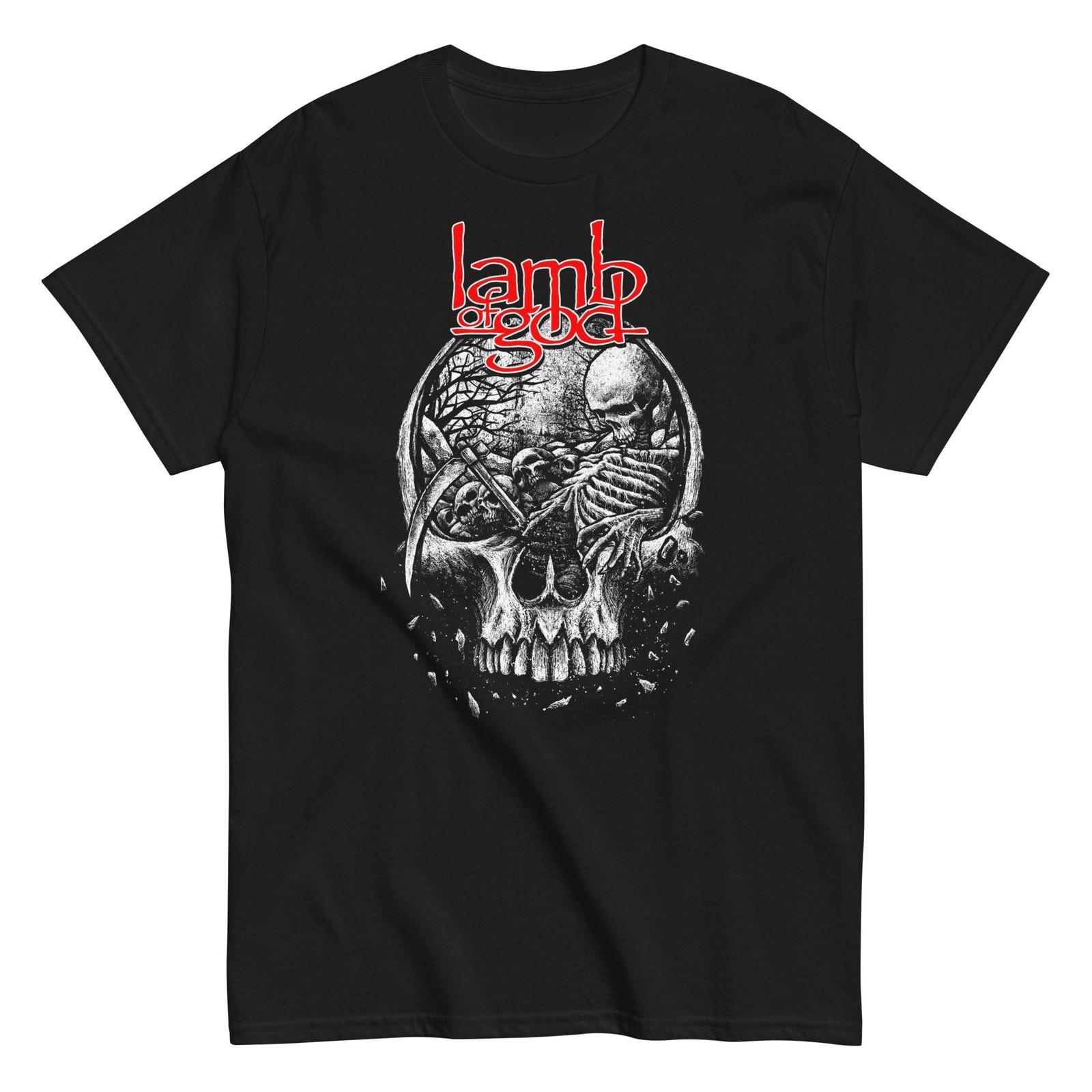 MerchMoment Lamb of God Head Full of Ideas T-Shirt T-Shirt Black New XXXXL
