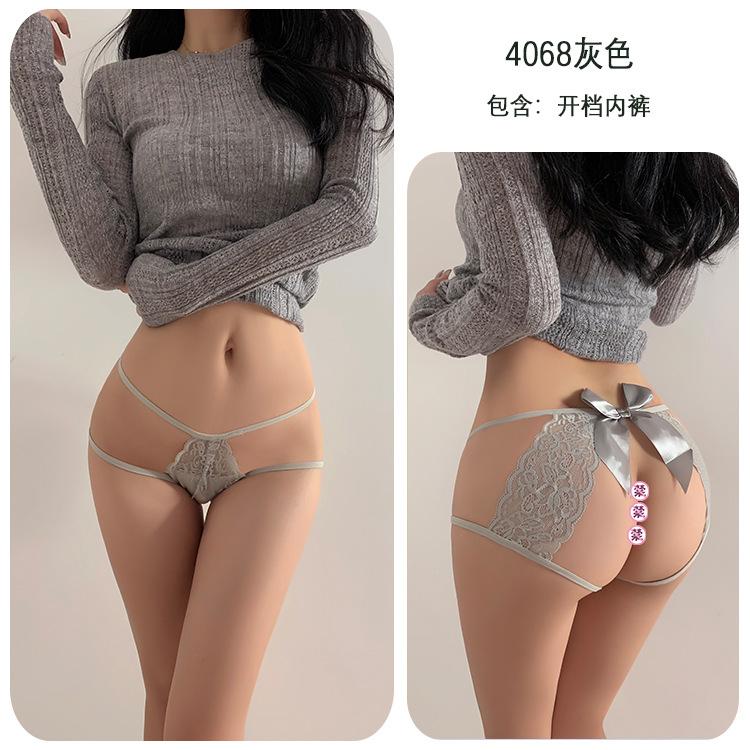 Sex Underwear Sexy Temptation Free T-pants Thong Open Crotch Sex Panties Women's Bed Passion