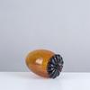 Glass Handicrafts Simulated Fruit Figurine Transparent Cracked Hazelnuts Pinecone Colored Glass Ornament Home Decoration