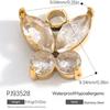 Heart Cat Dog Owl Oil Drop Ocean Style Pendants 18K Gold Plated Stainless Steel Charms Fashion Jewelry Gold Pendants