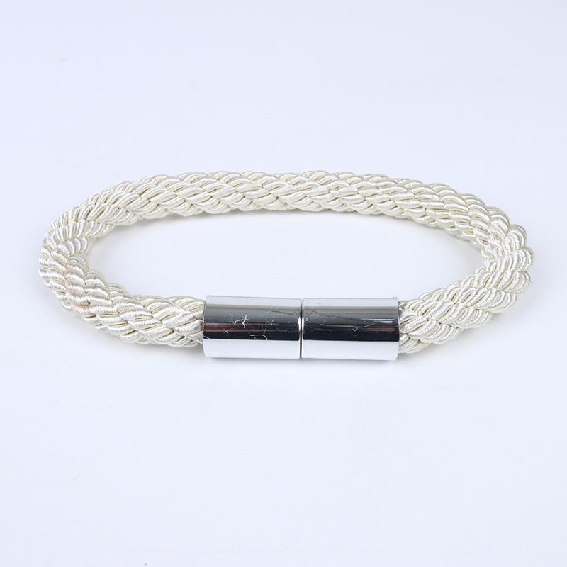Modern Braided Magnetic Curtain Tie-back, No-Drill Installation