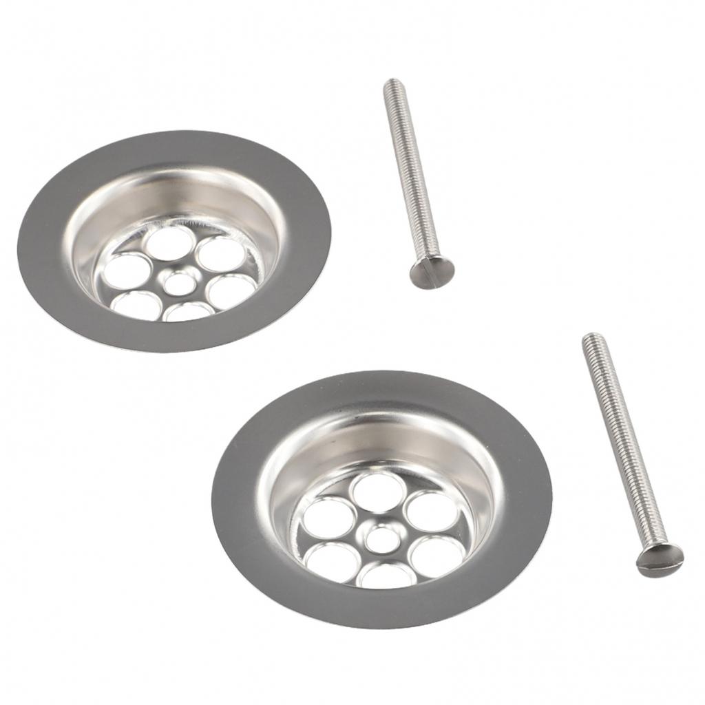2 Set Badewannenloch-Reparatursets einschließlich Ersatzteile und Schrauben zur einfachen Verwendung