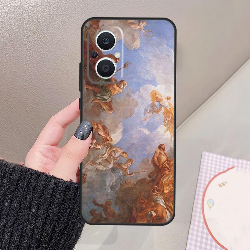 Renaissance Art Painting Funda For OPPO Reno 12 14 13 11 10 Pro 11F 12F 13F 14F 7 8 Lite OPPO Find X6 X5 X8 X9 Pro Case