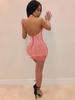 European-American Fashion Halter Neck Diamond Party Dress - Sexy, Tight, New Arrival