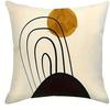Geometric Lines Decorative Pillowcase, Ultra-soft Polyester Material Living Room Sofa Backrest Car Pillowcase Home Decoration