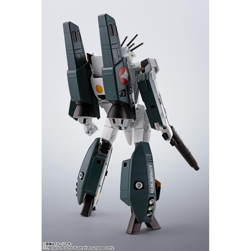 TAMASHII NATIONS HI-METAL R Super Dimension Fortress Macross VF-1S Super Valkyrie (Ichijo Hikaru) Approx. 140mm Die-cast & ABS & PVC Painted Movable