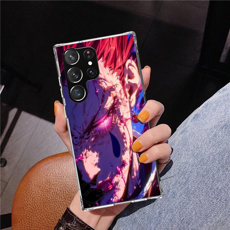 Huner X-Hunters Hisoka Phone Case For Samsung Galaxy S24 S25 Edge S26 Ultra S23 S22 S21 Plus S20 FE + Personalized Print Cover G