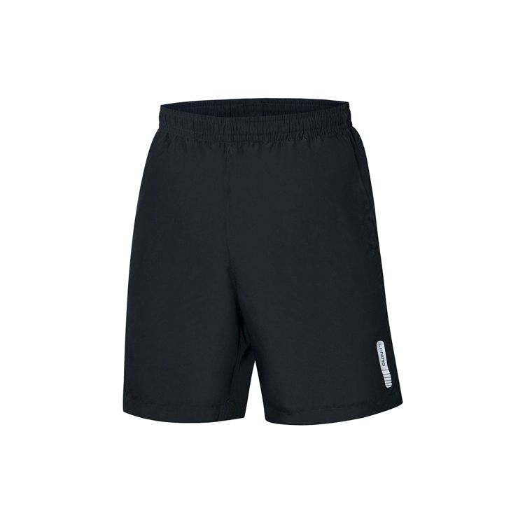Li Ning Training Series Fitness Lightweight Quick-Dry Running Five-Point Casual Shorts Men Shorts Black AKSP831-5