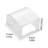 1pc 86 Type Self Adhesive Waterproof Electric Plug Cover Splash Box Sockets Switchs Protection Box Protector Bathroom Supplies