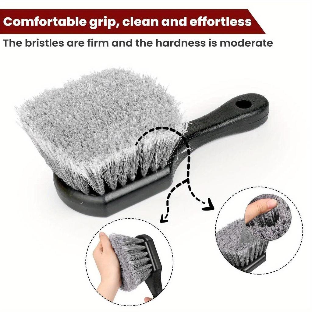 Car Tire Wheel Rim Cleaning Brush Detailing Brushes Wash Towel Kit Universal Wheel Tire Cleaning Accessories